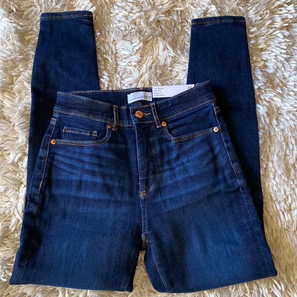 Madewell High-Rise Skinny Jeans - Dark Blue